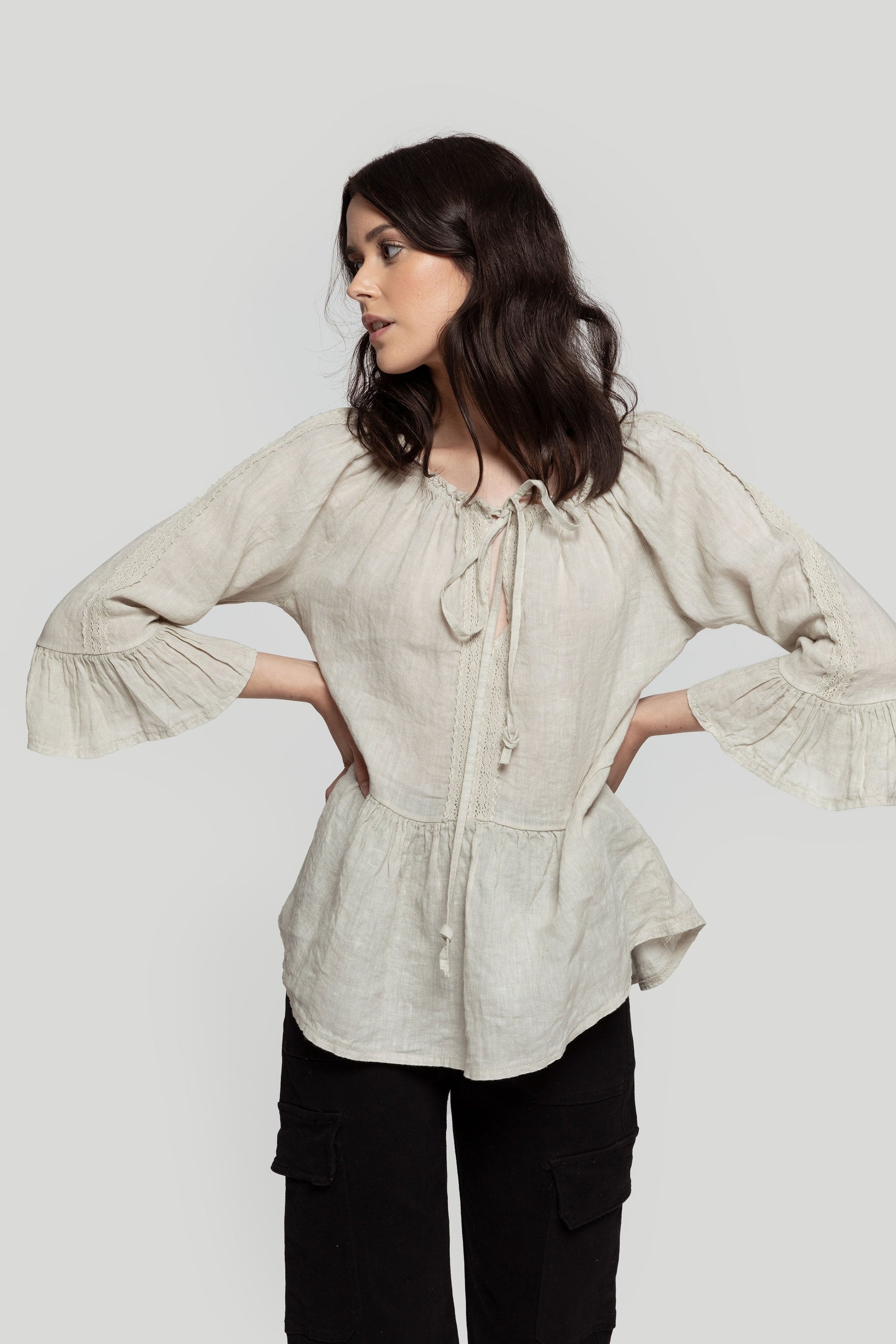 BLUSA  LINO