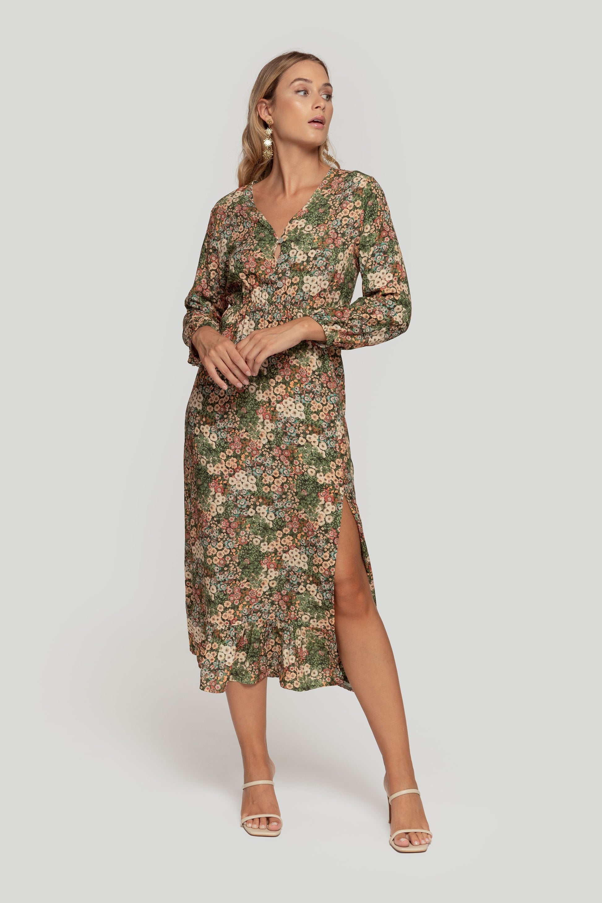 VESTIDO  BOTONES
