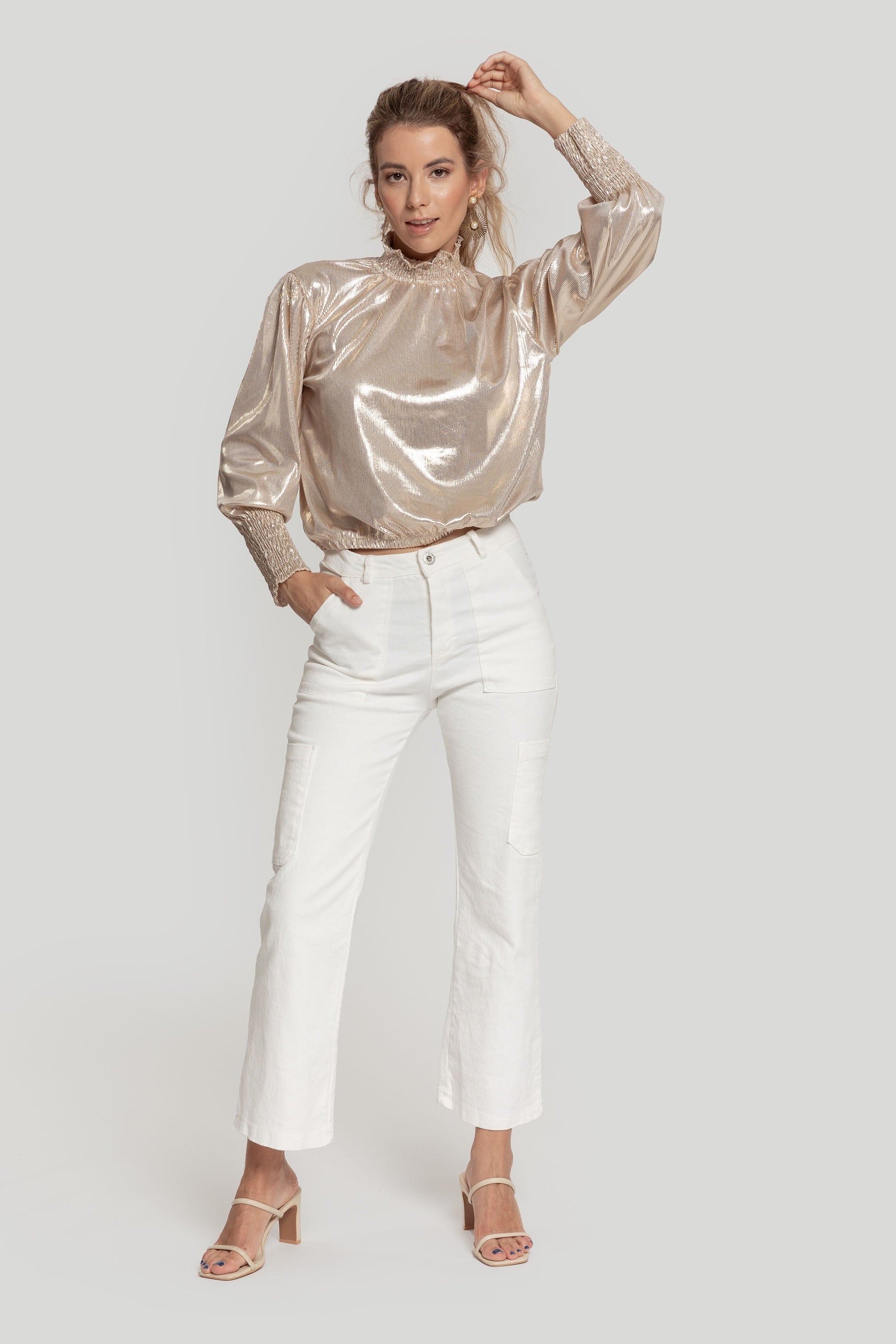BLUSA  METALIZADA