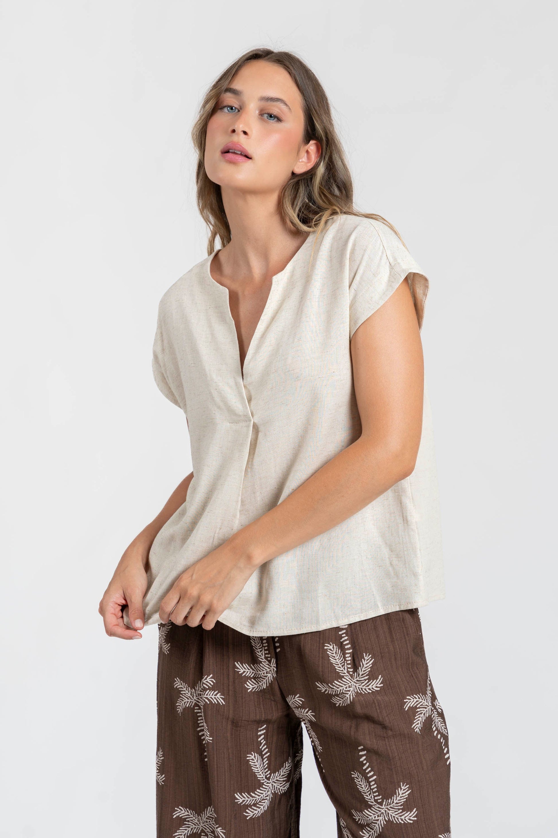 BLUSA  LINO