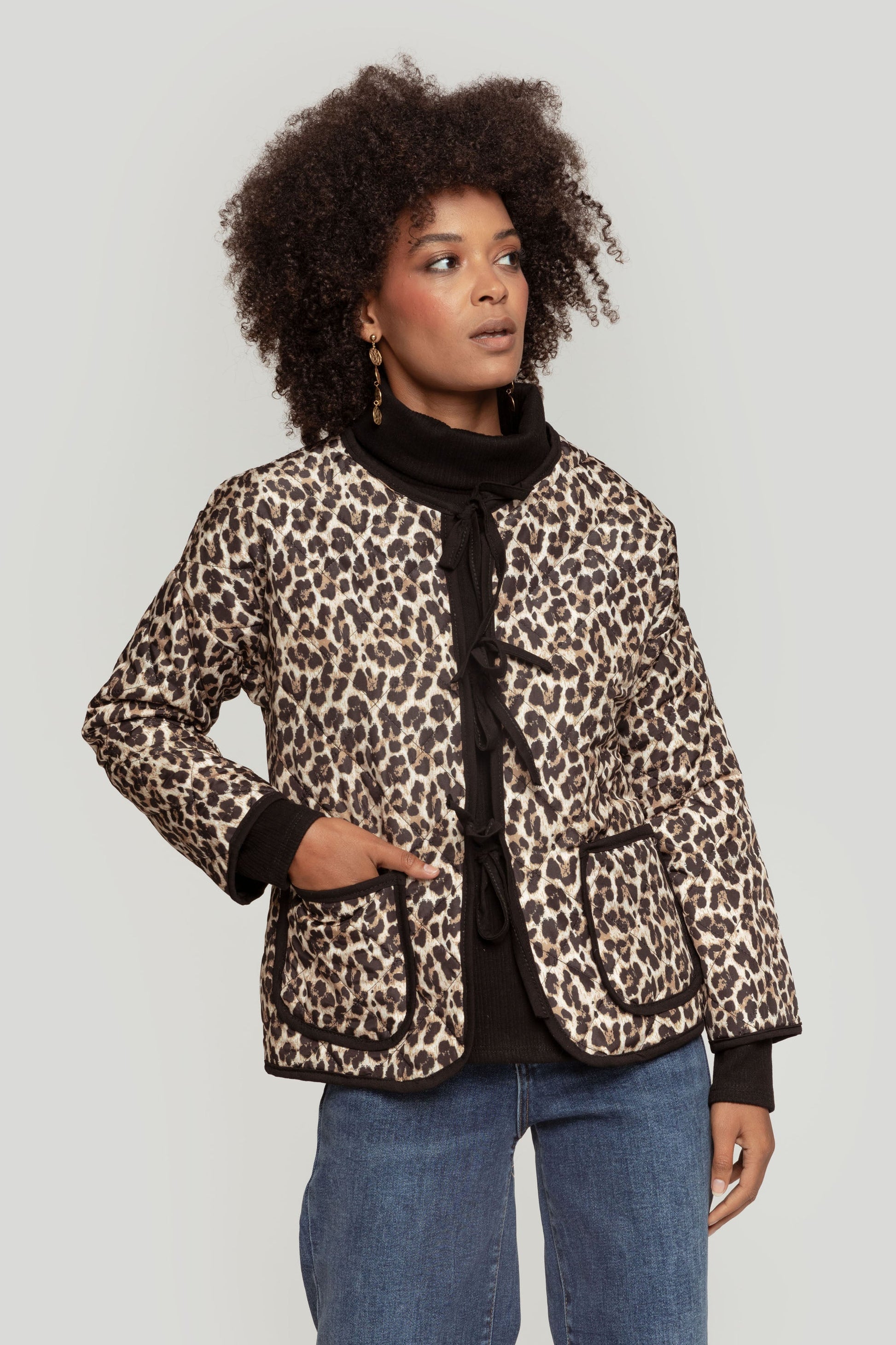 CHAQUETA  ANIMAL PRINT