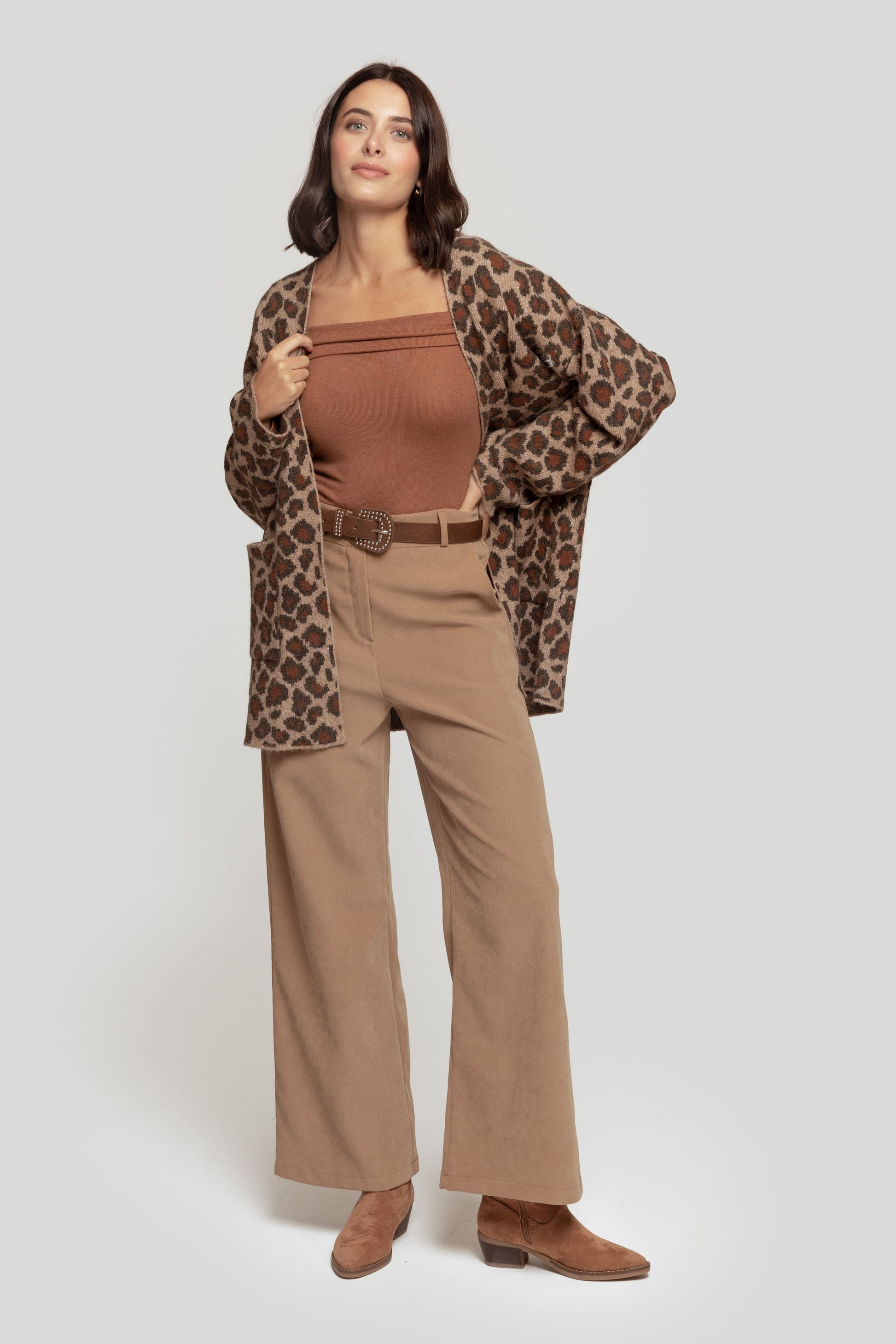 CARDIGAN  ANIMAL PRINT