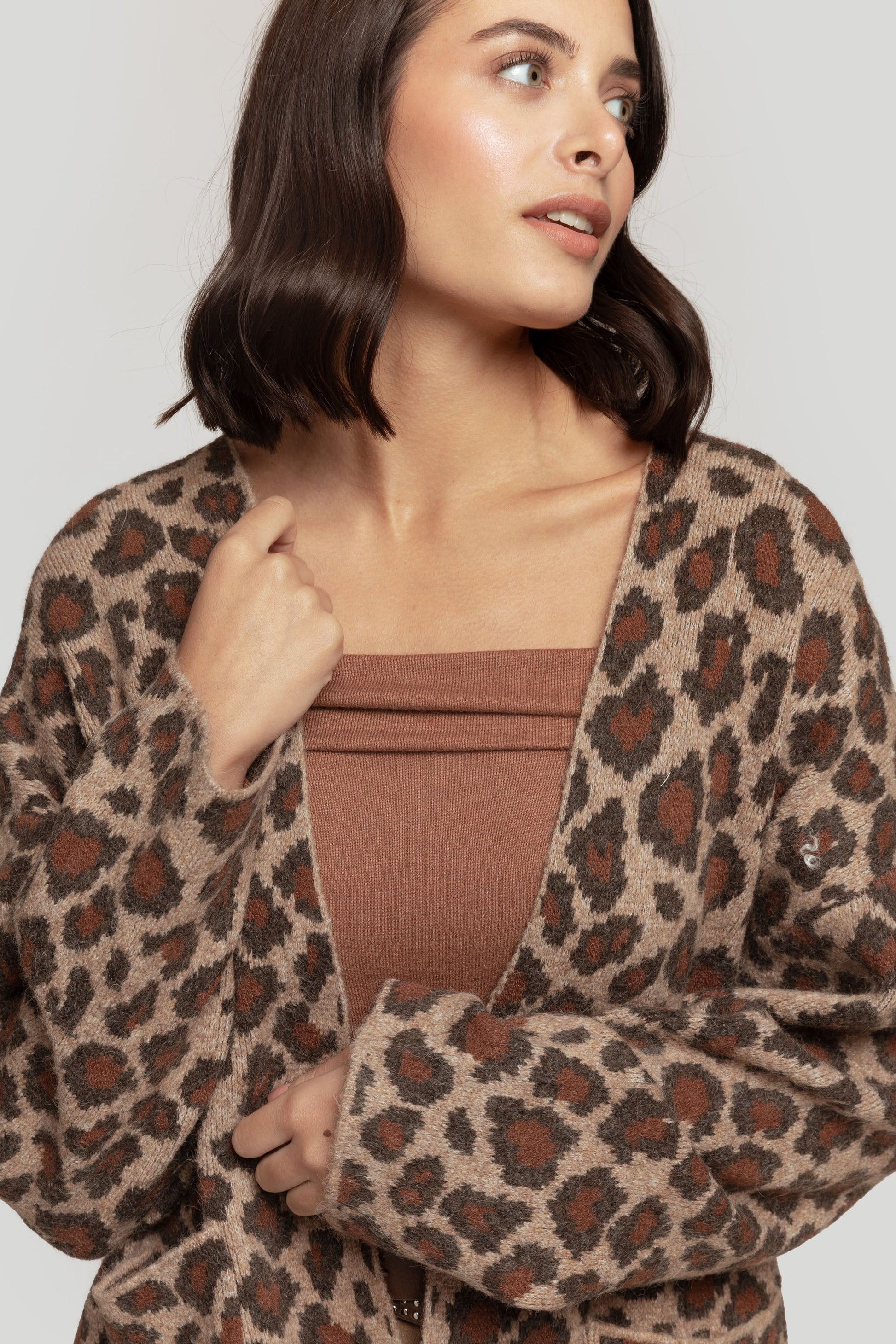 CARDIGAN  ANIMAL PRINT