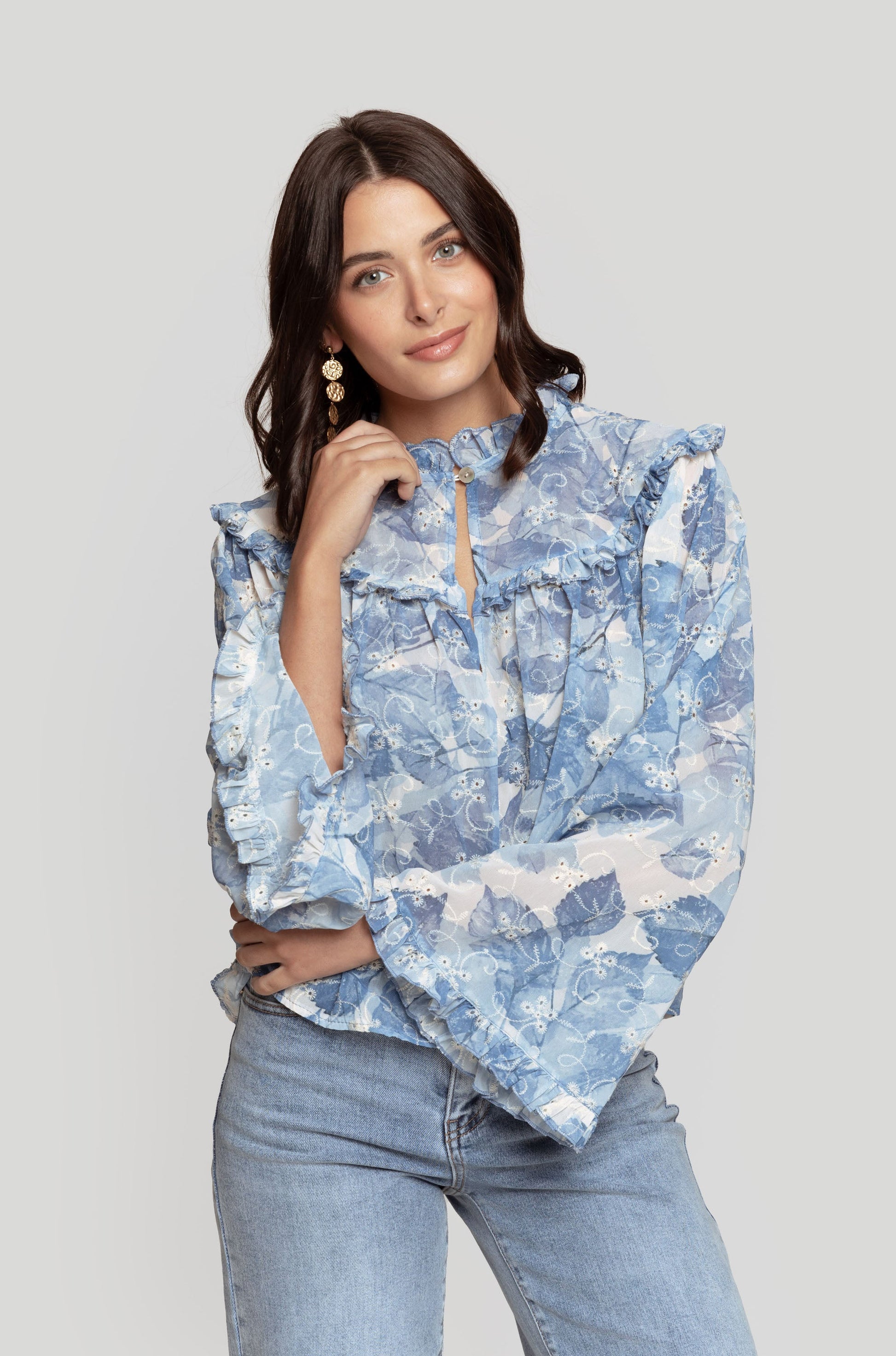 BLUSA  ESTAMPADA