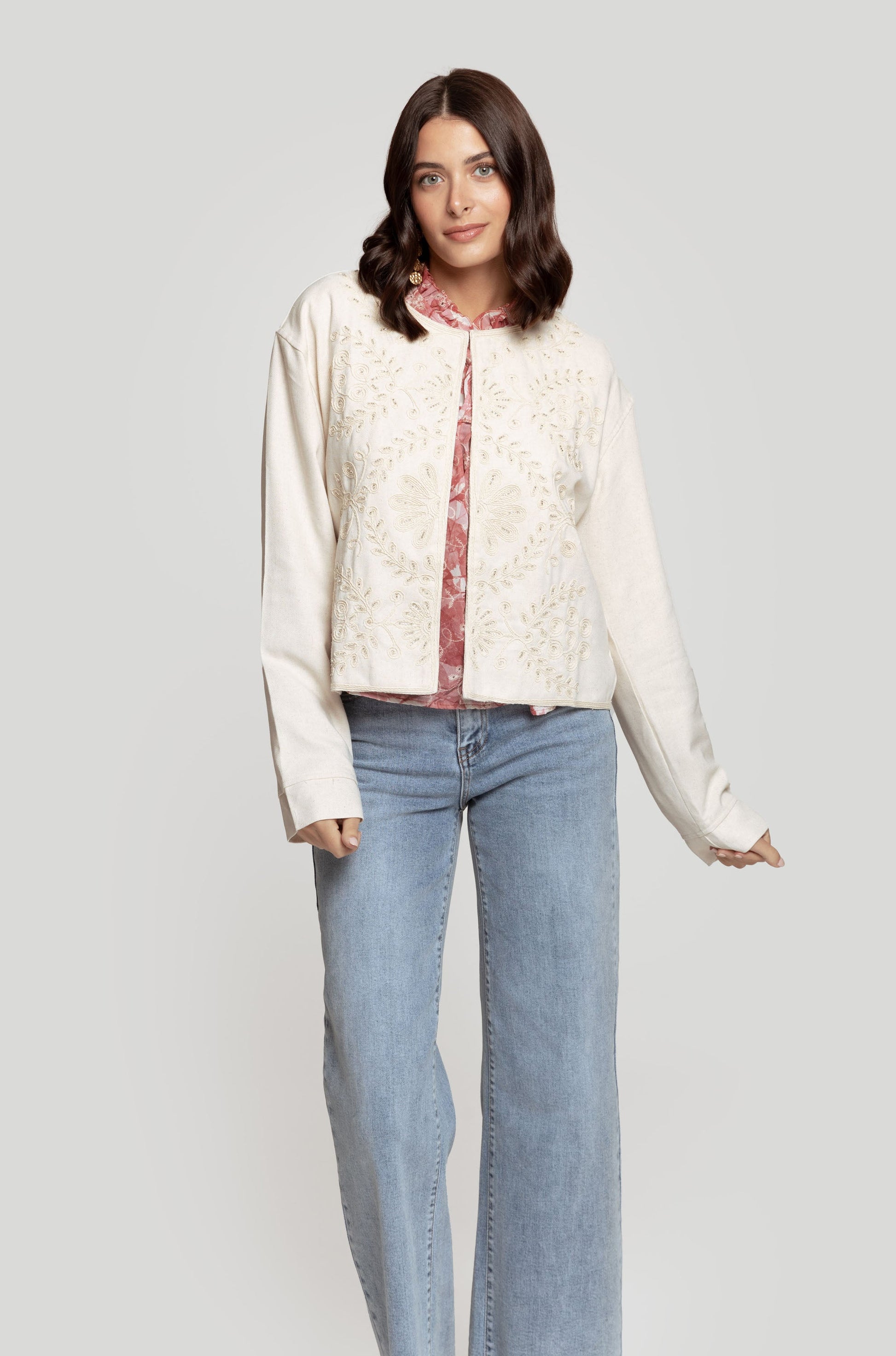 CHAQUETA  CON STRASS