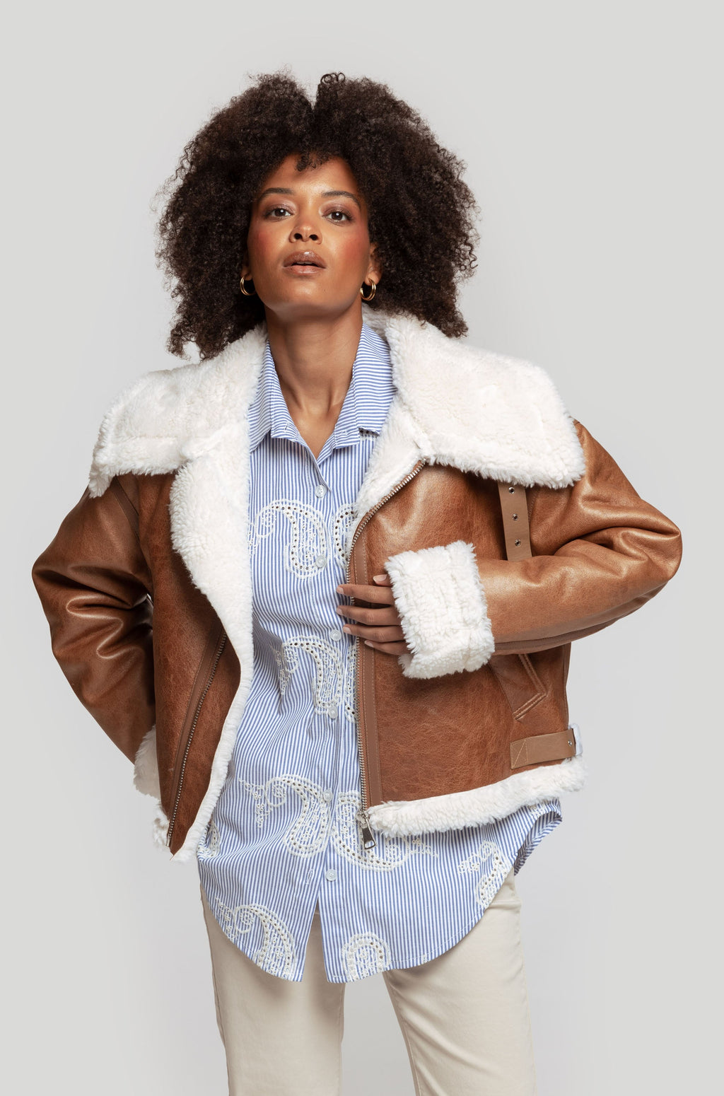 CHAQUETA VICTORIA BORREGUITO