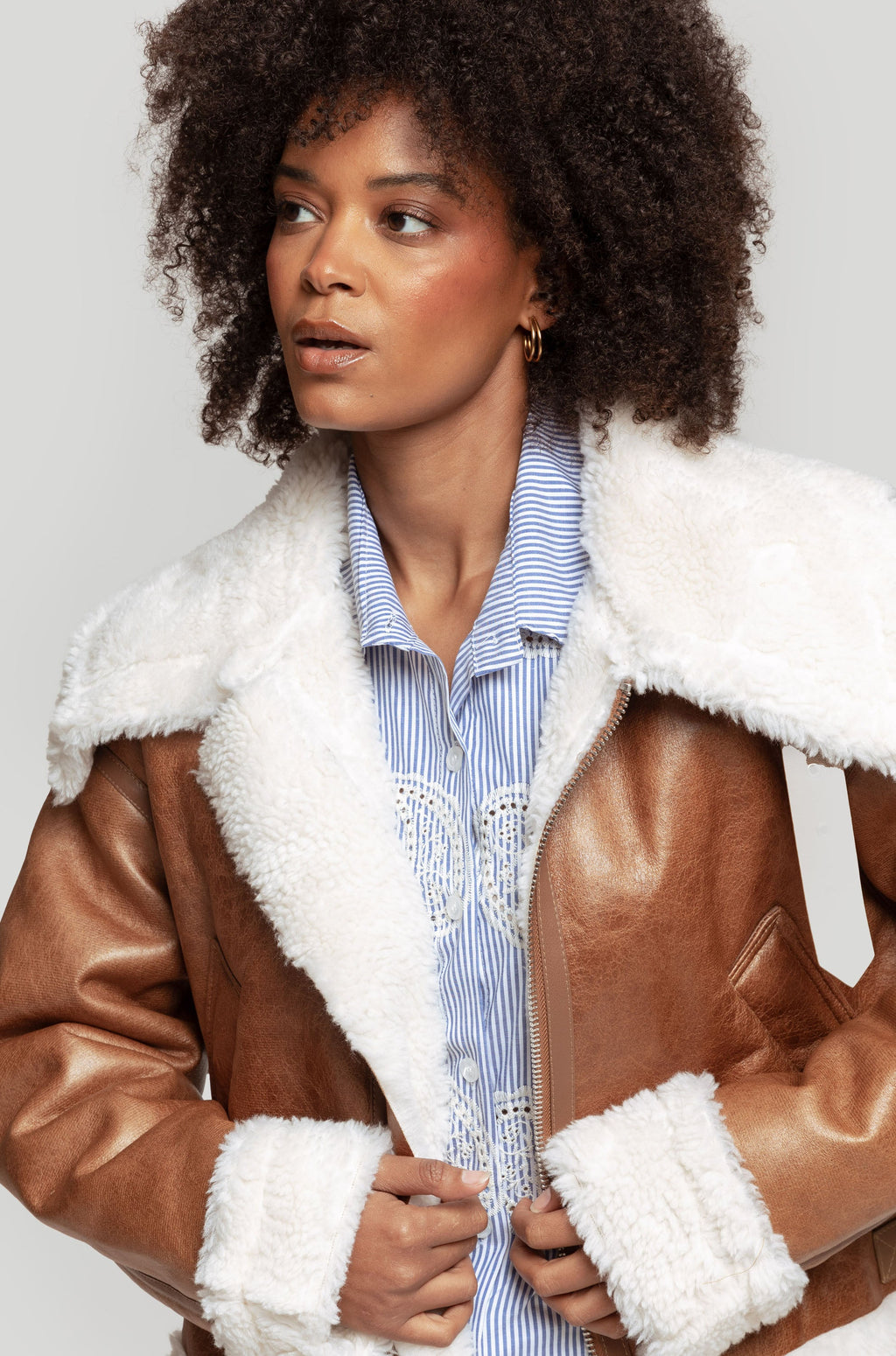 CHAQUETA VICTORIA BORREGUITO