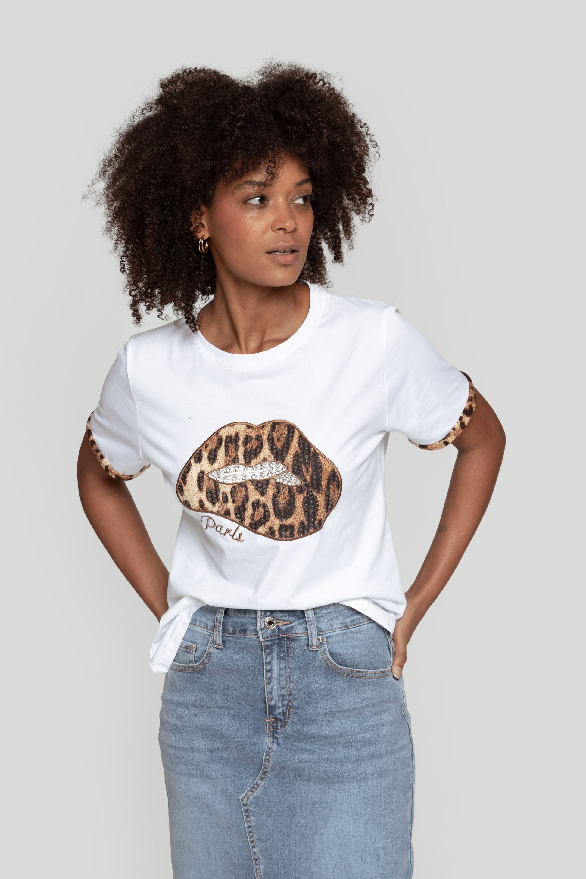 CAMISETA  LABIOS