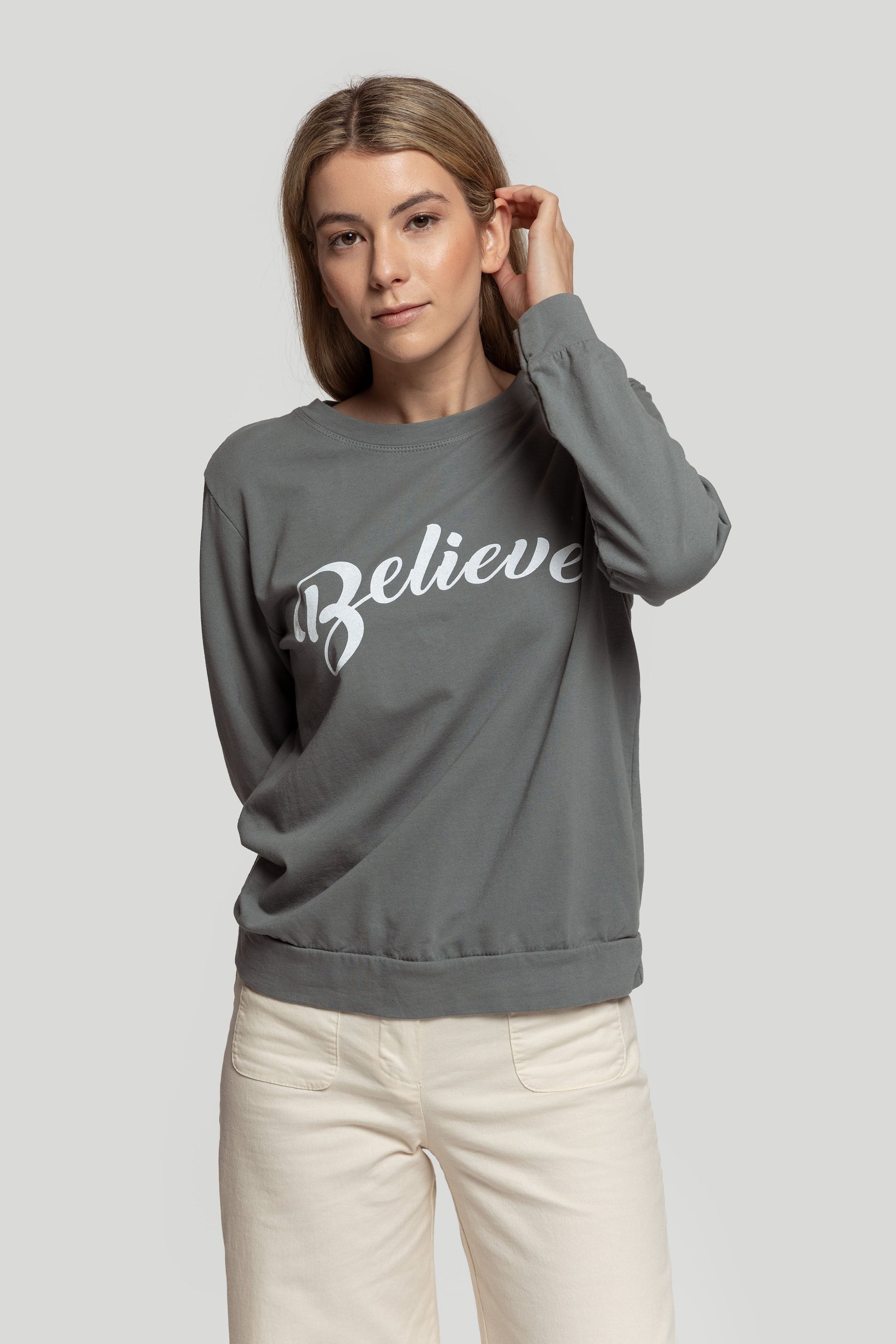 SUDADERA  BELIEVE