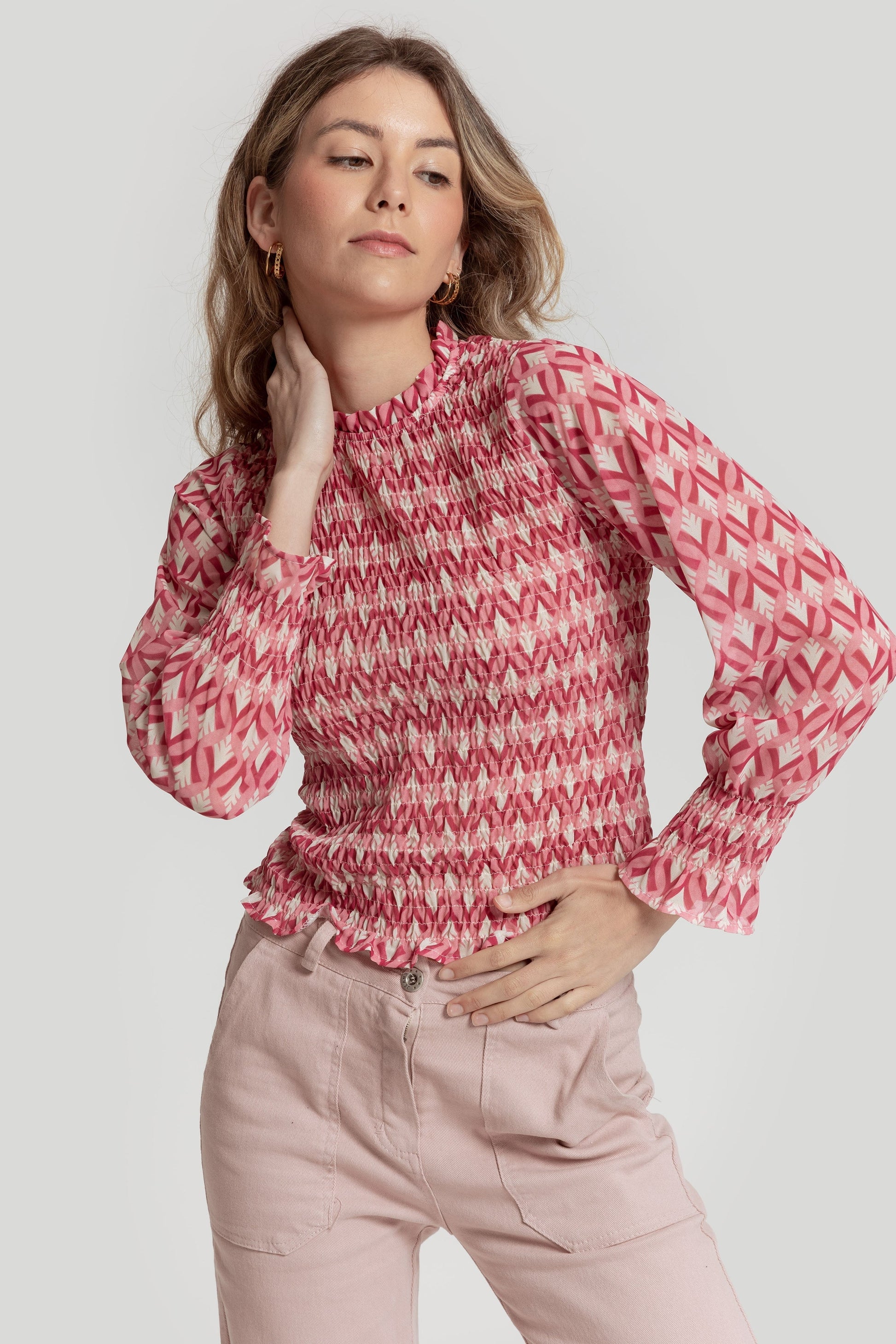 BLUSA  FRUNCE