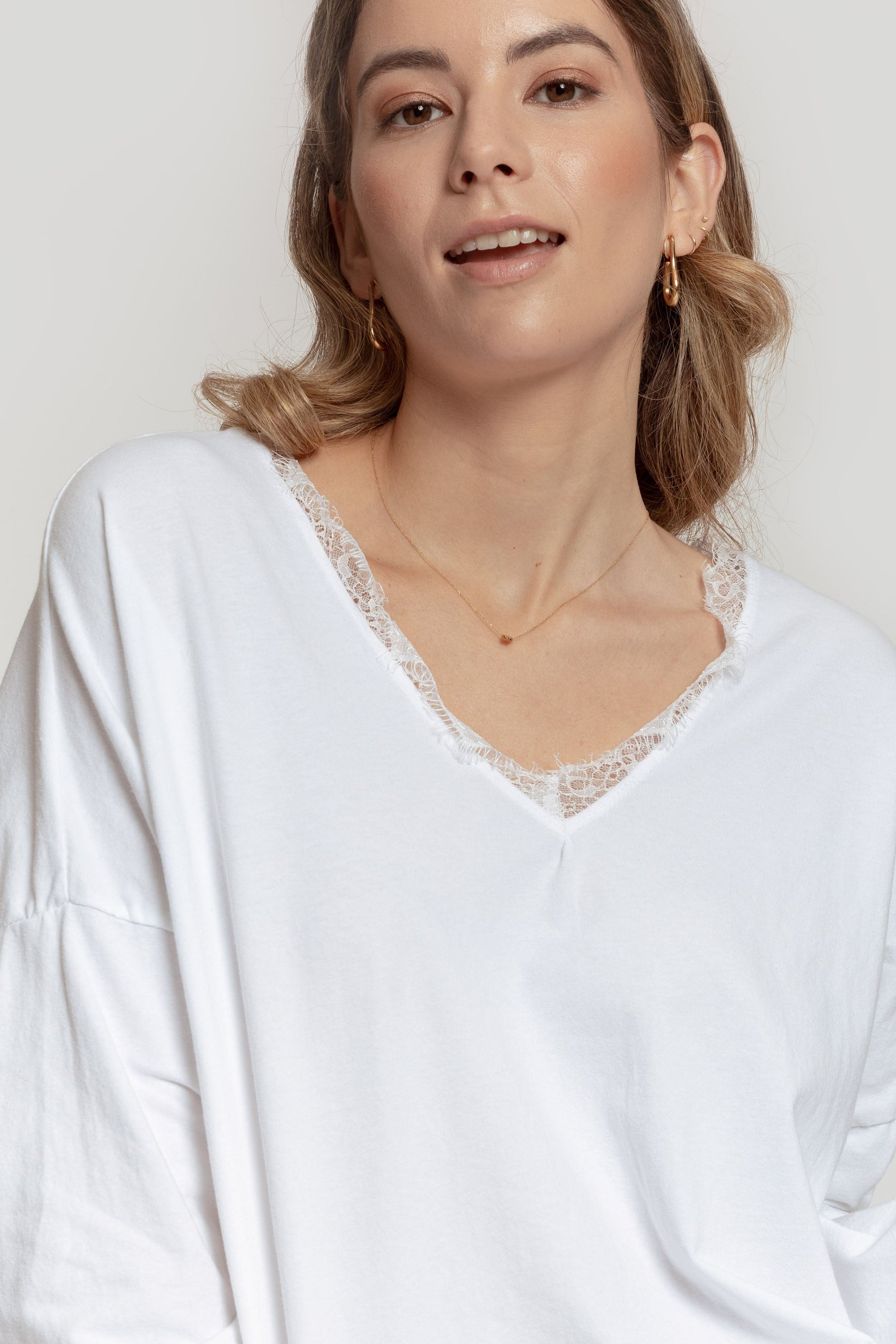 CAMISETA  PUNTILLA