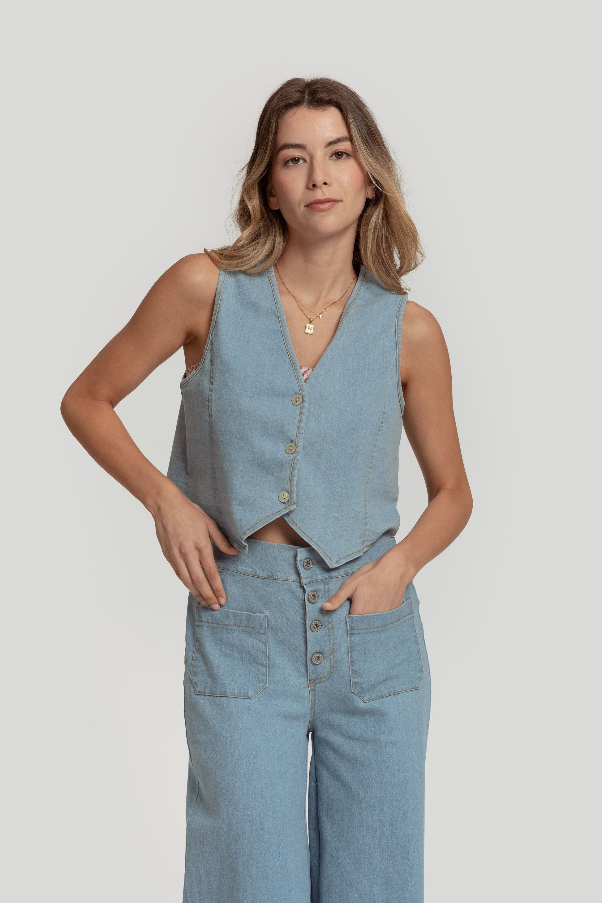CHALECO  DENIM