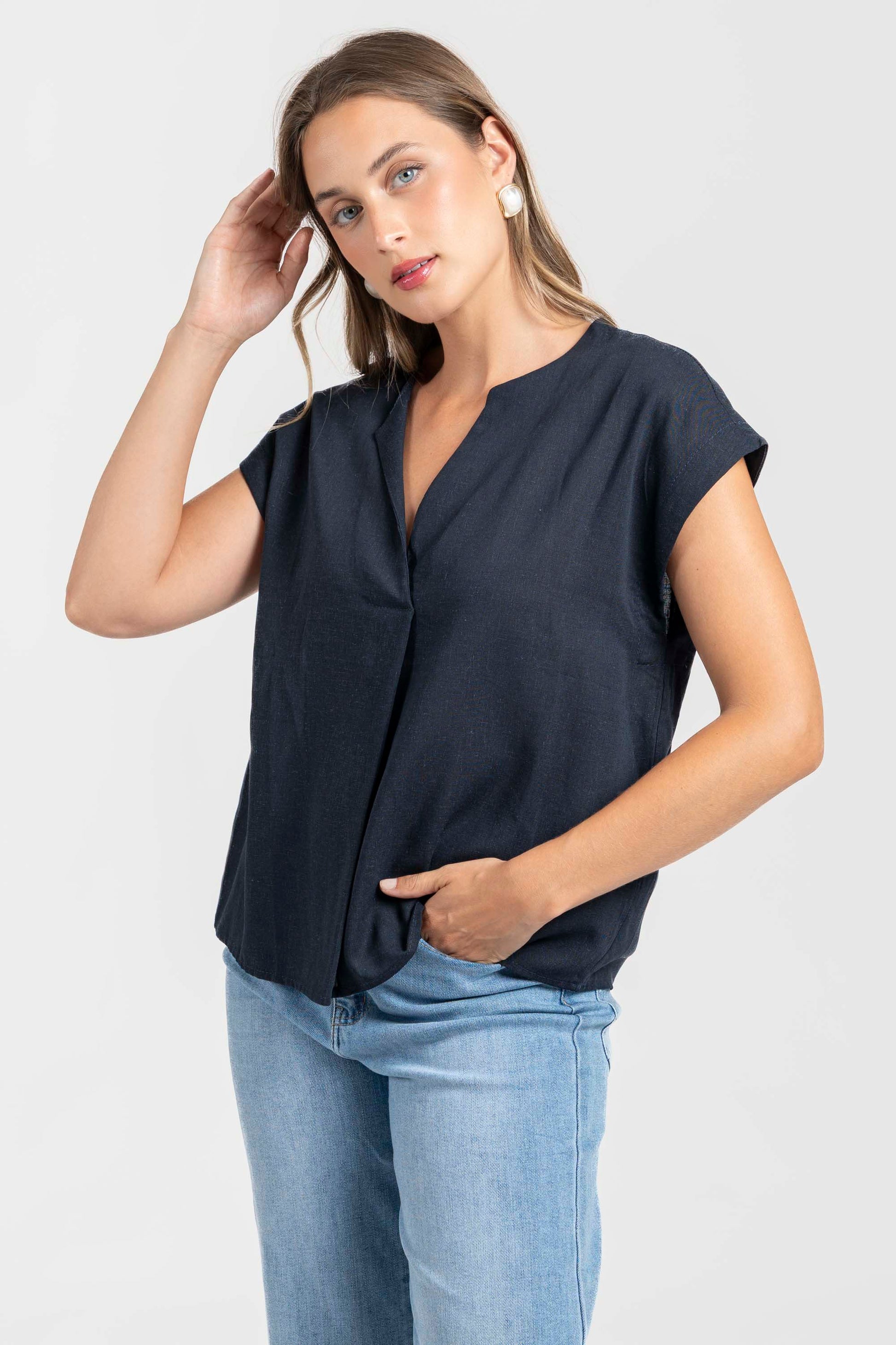 BLUSA  LINO