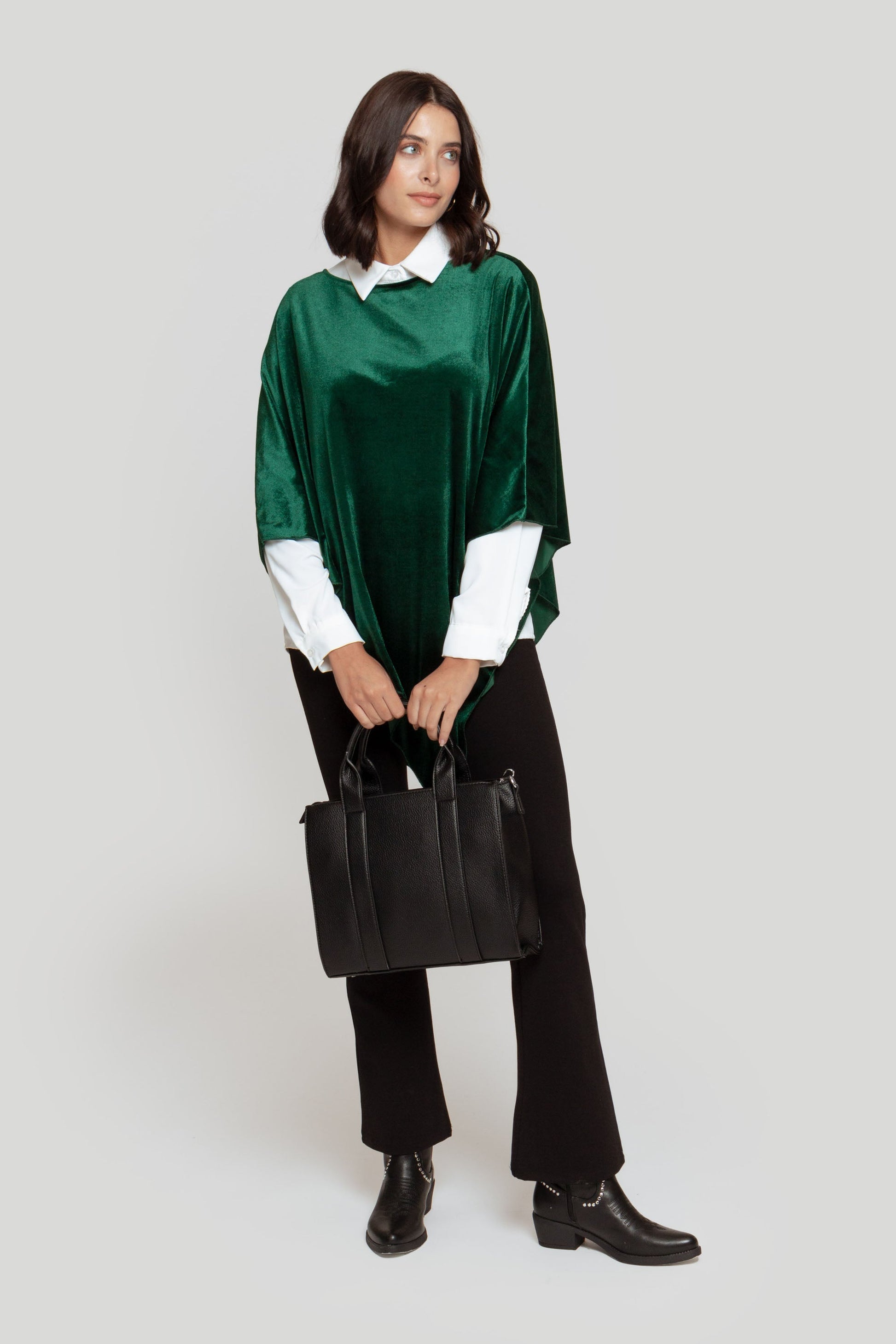 PONCHO  TERCIOPELO