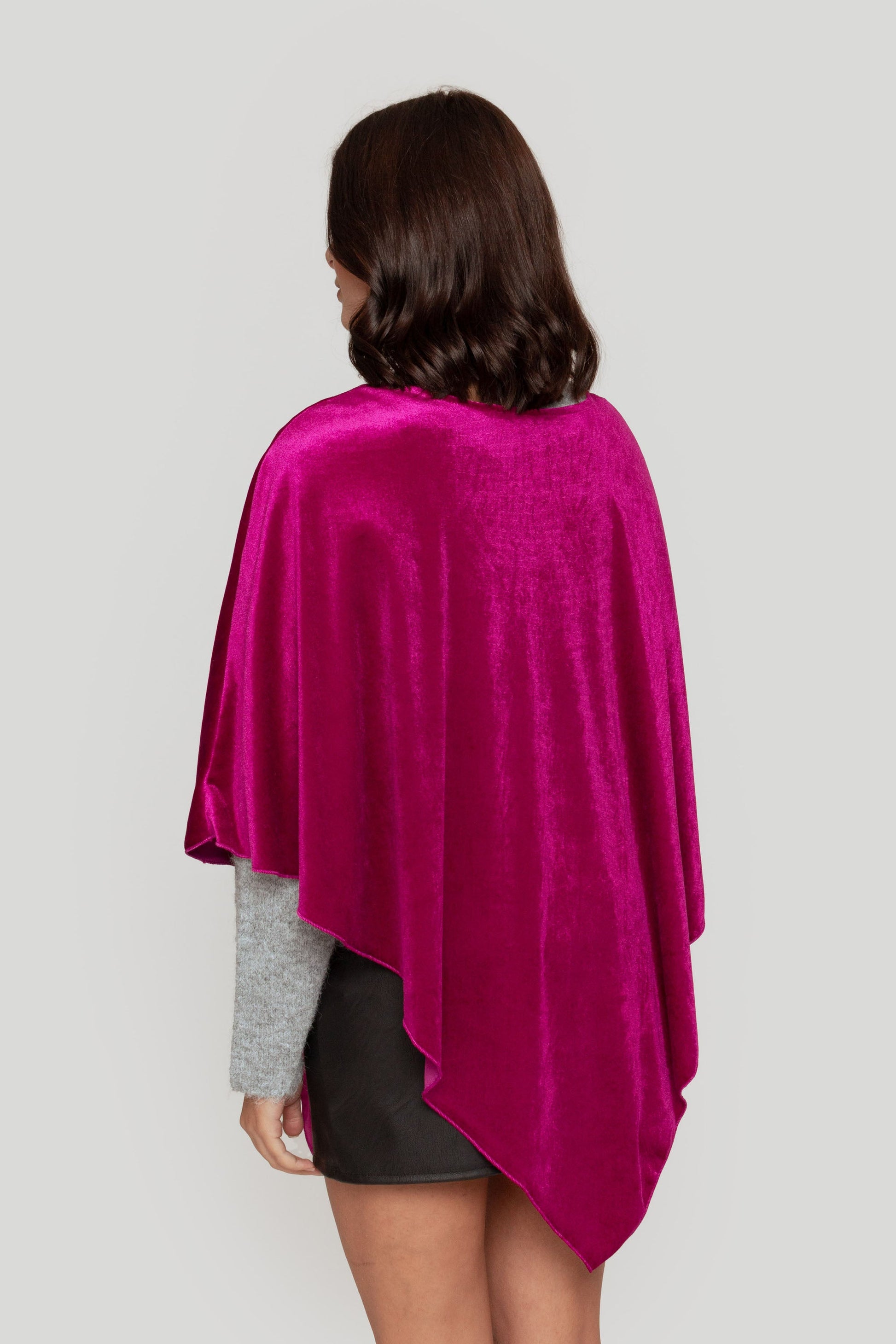 PONCHO  TERCIOPELO