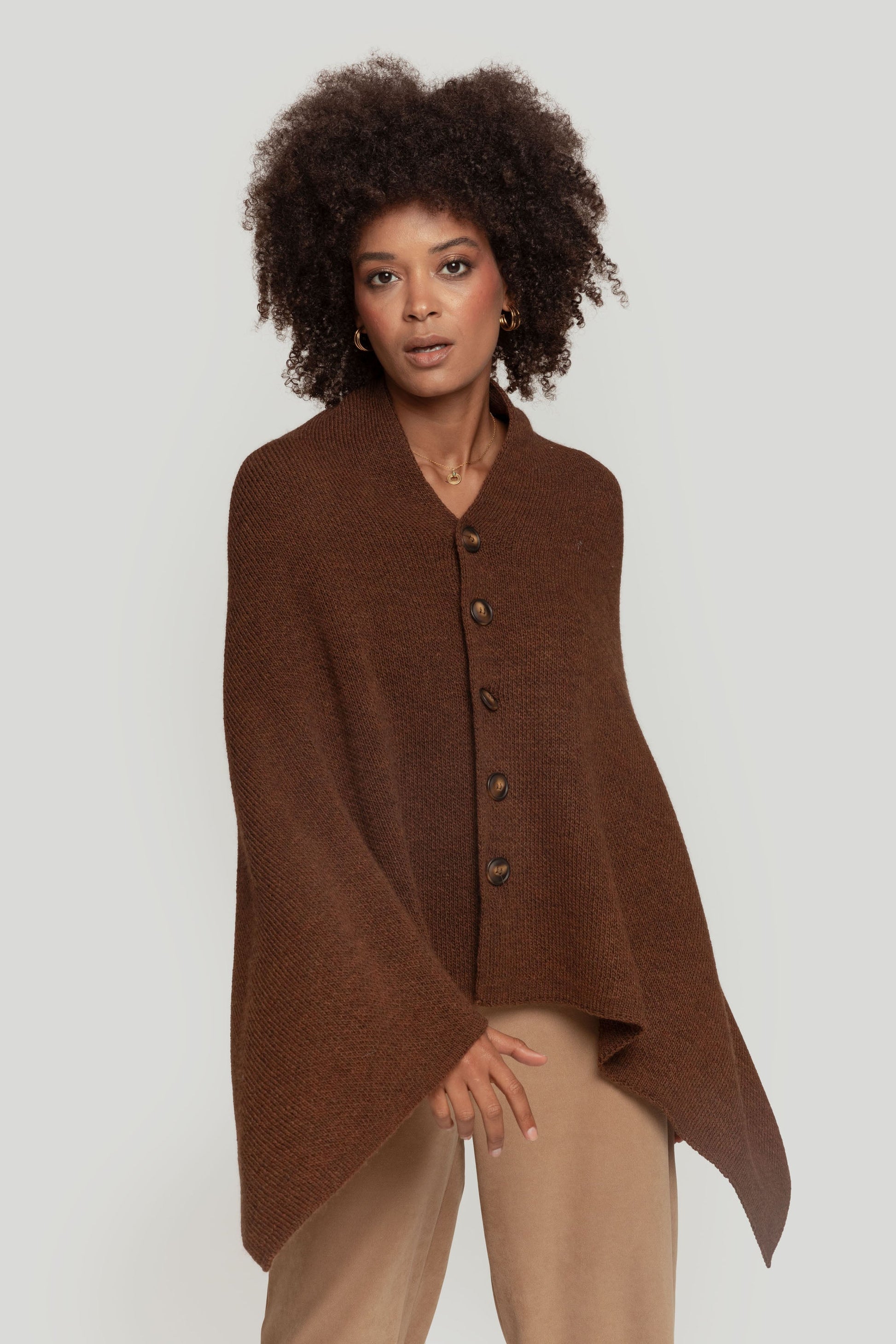 PONCHO  BOTONES