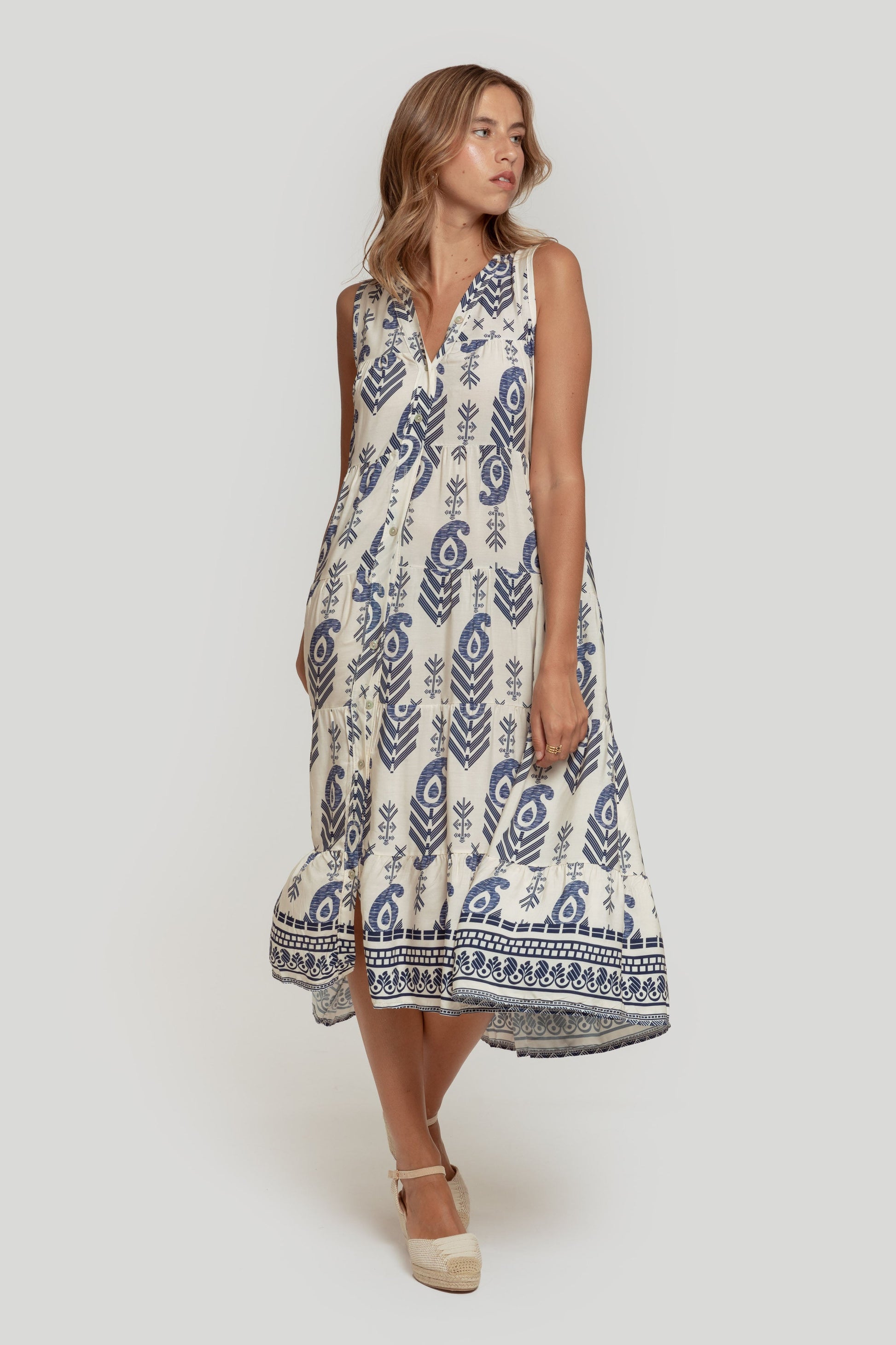 VESTIDO  BOTONES