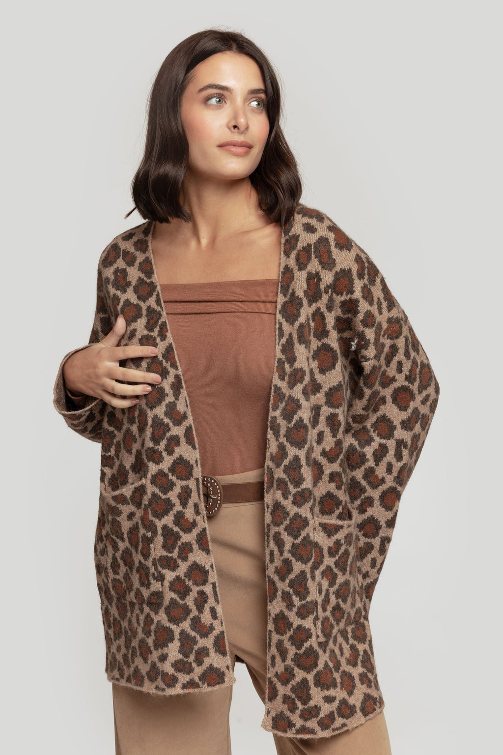CARDIGAN  ANIMAL PRINT