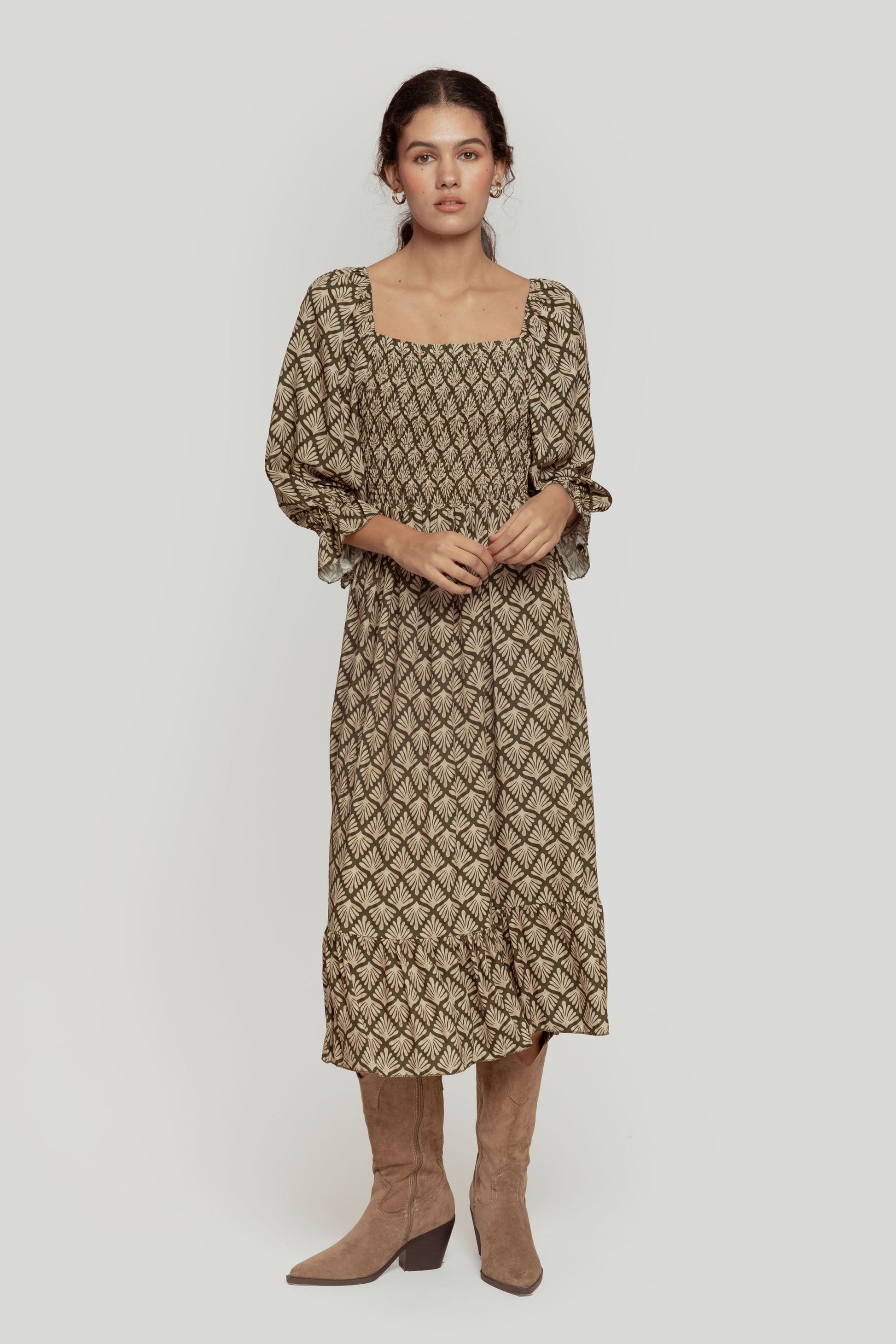 VESTIDO  OFF SHOULDER