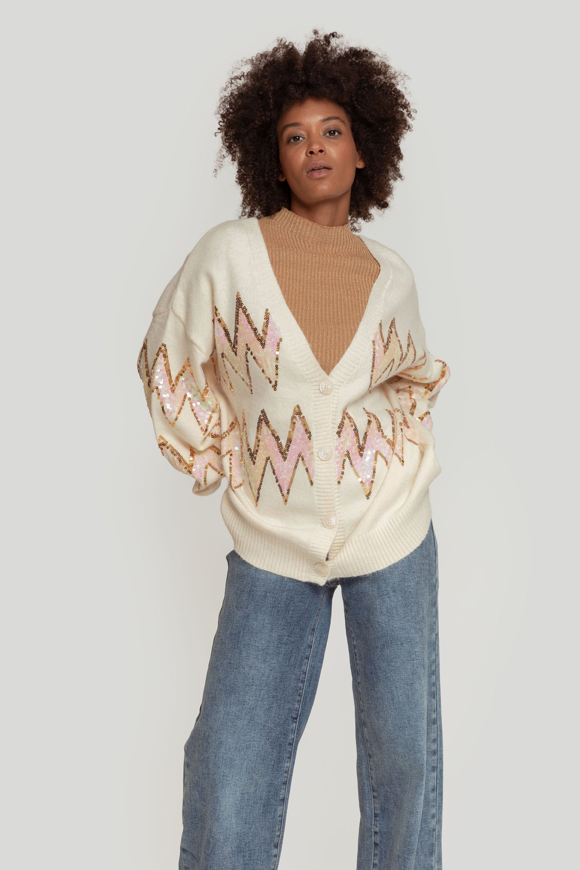 CARDIGAN   LENTEJUELAS