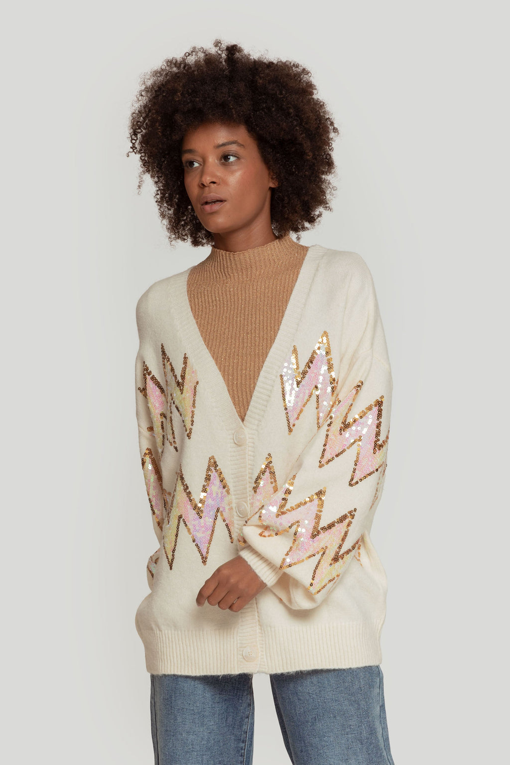 CARDIGAN   LENTEJUELAS