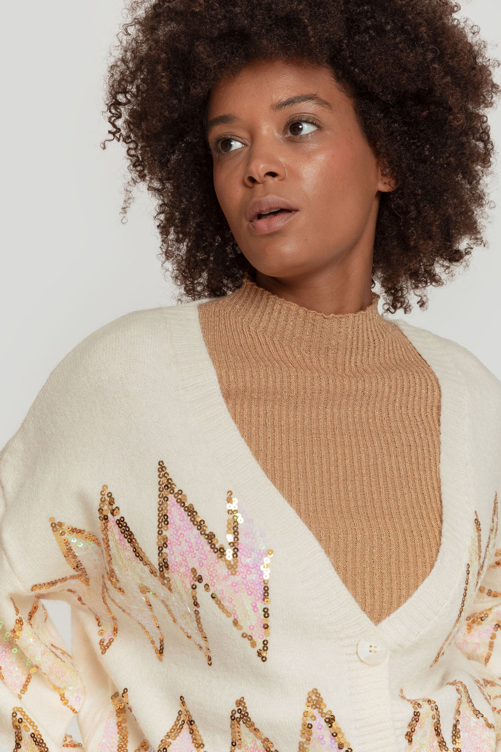 CARDIGAN   LENTEJUELAS